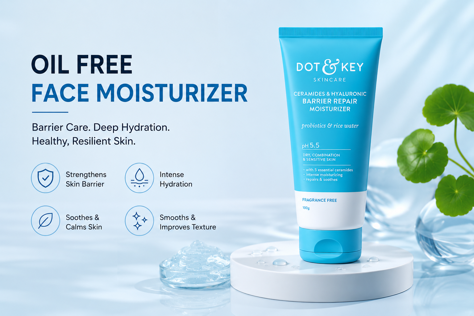 oil free face moisturizer for oily skin