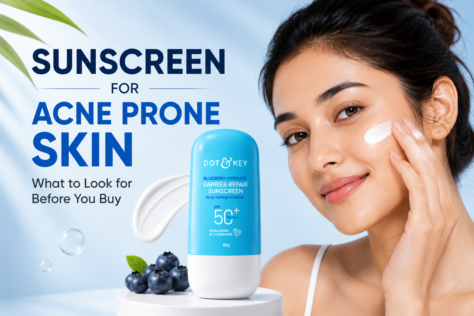 acne prone skin sunscreen