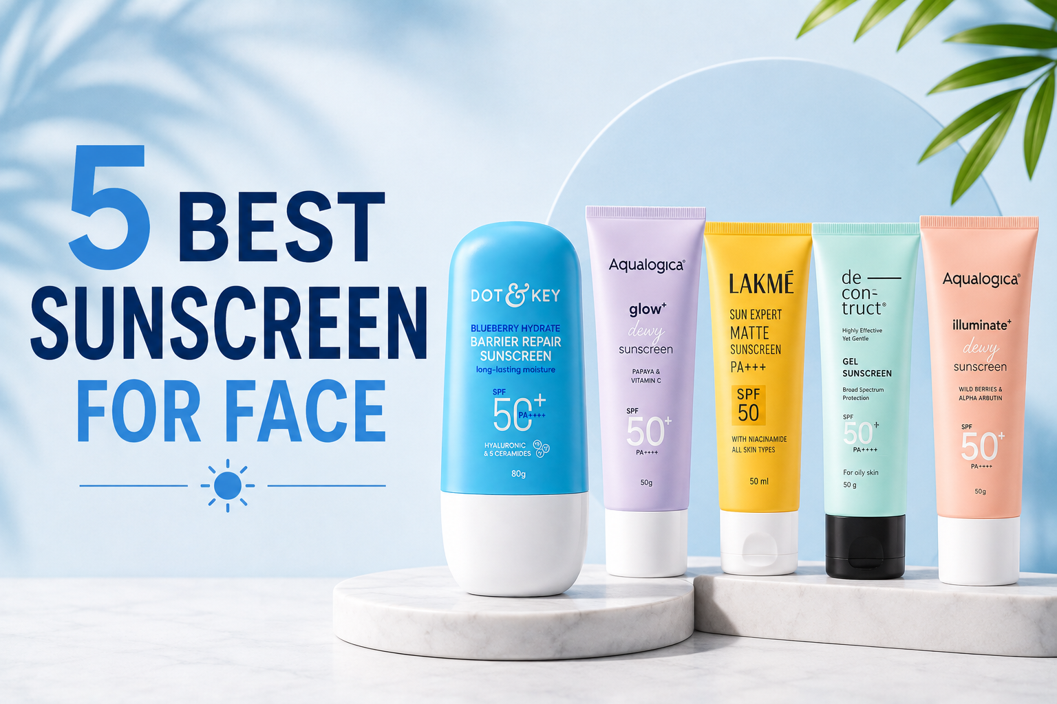 face top 5 best sunscreen for women