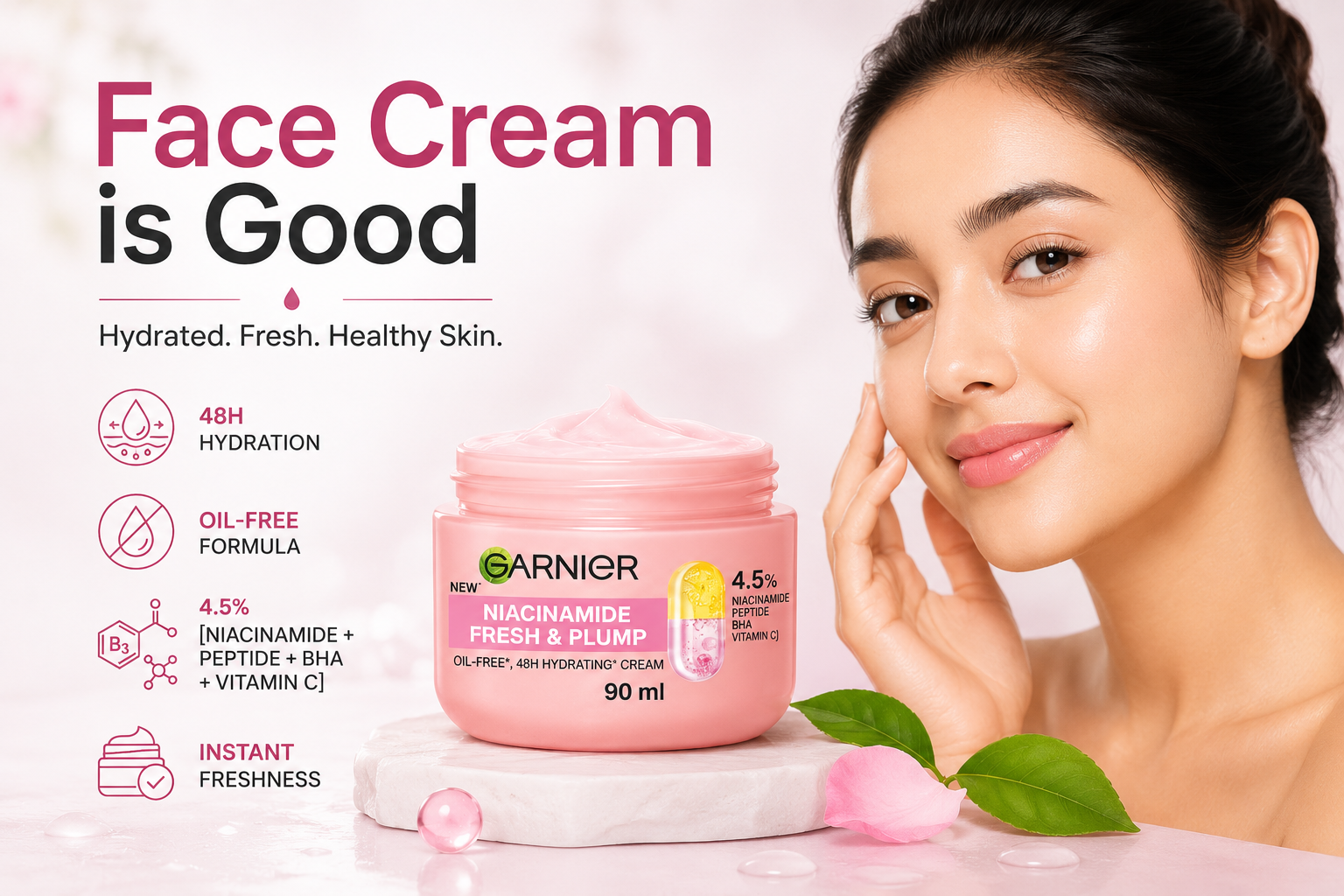 Face Cream Is Good for Oily Skin | Garnier