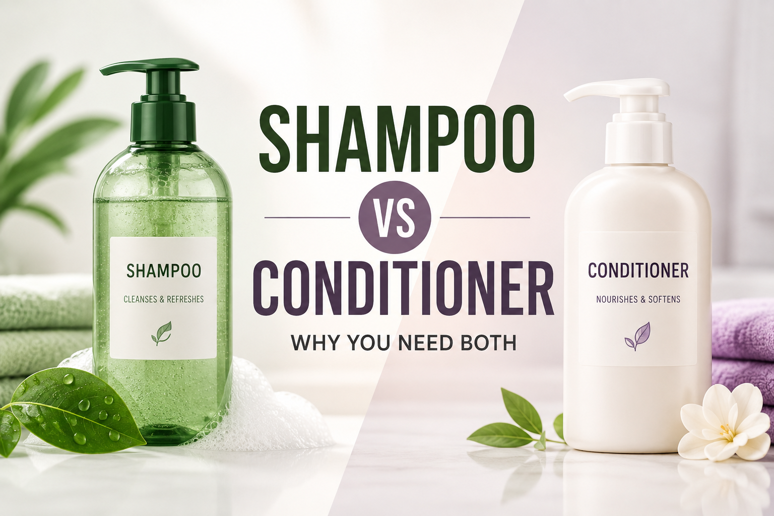 shampoo vs conditioner difference