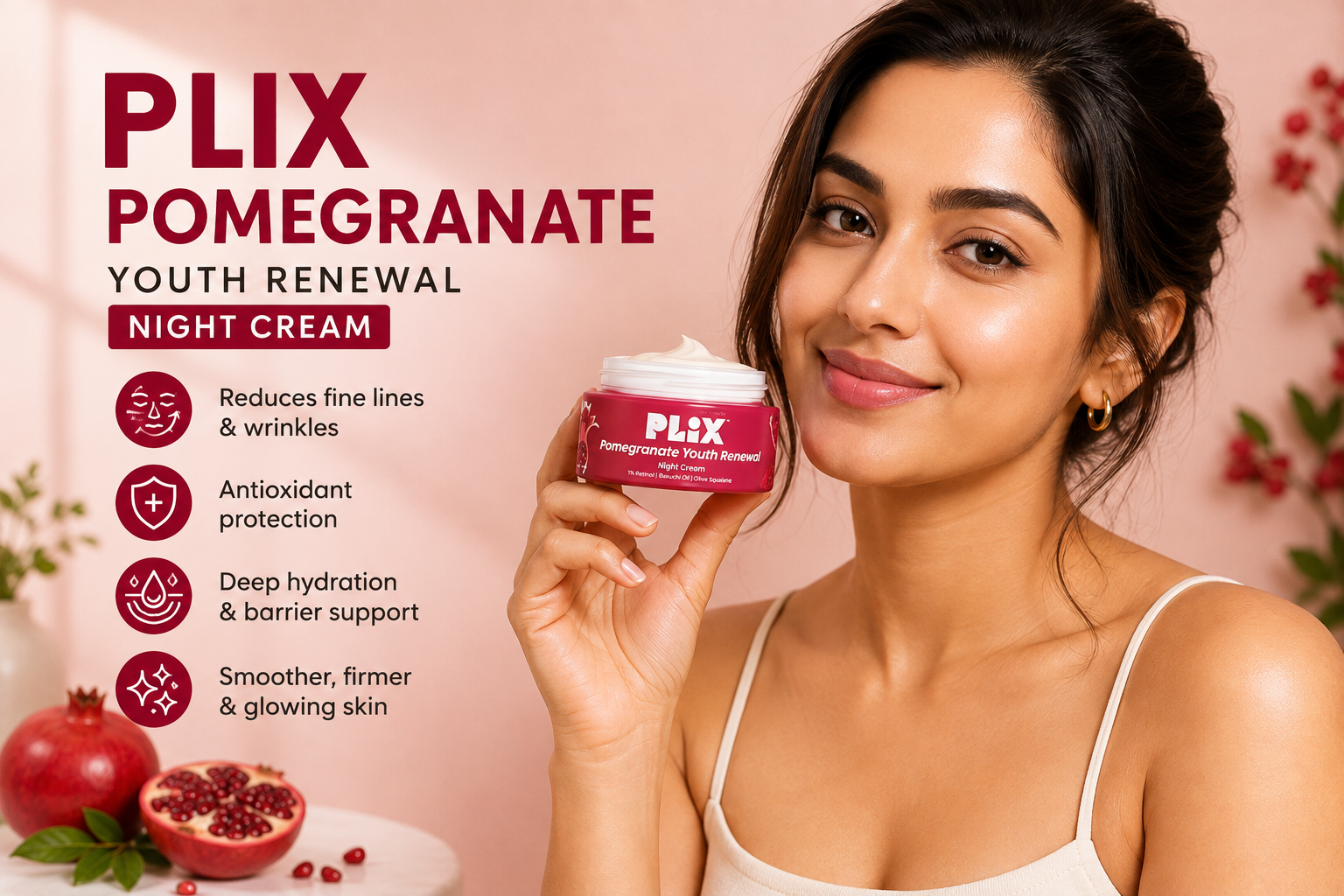 plix pomegranate cream
