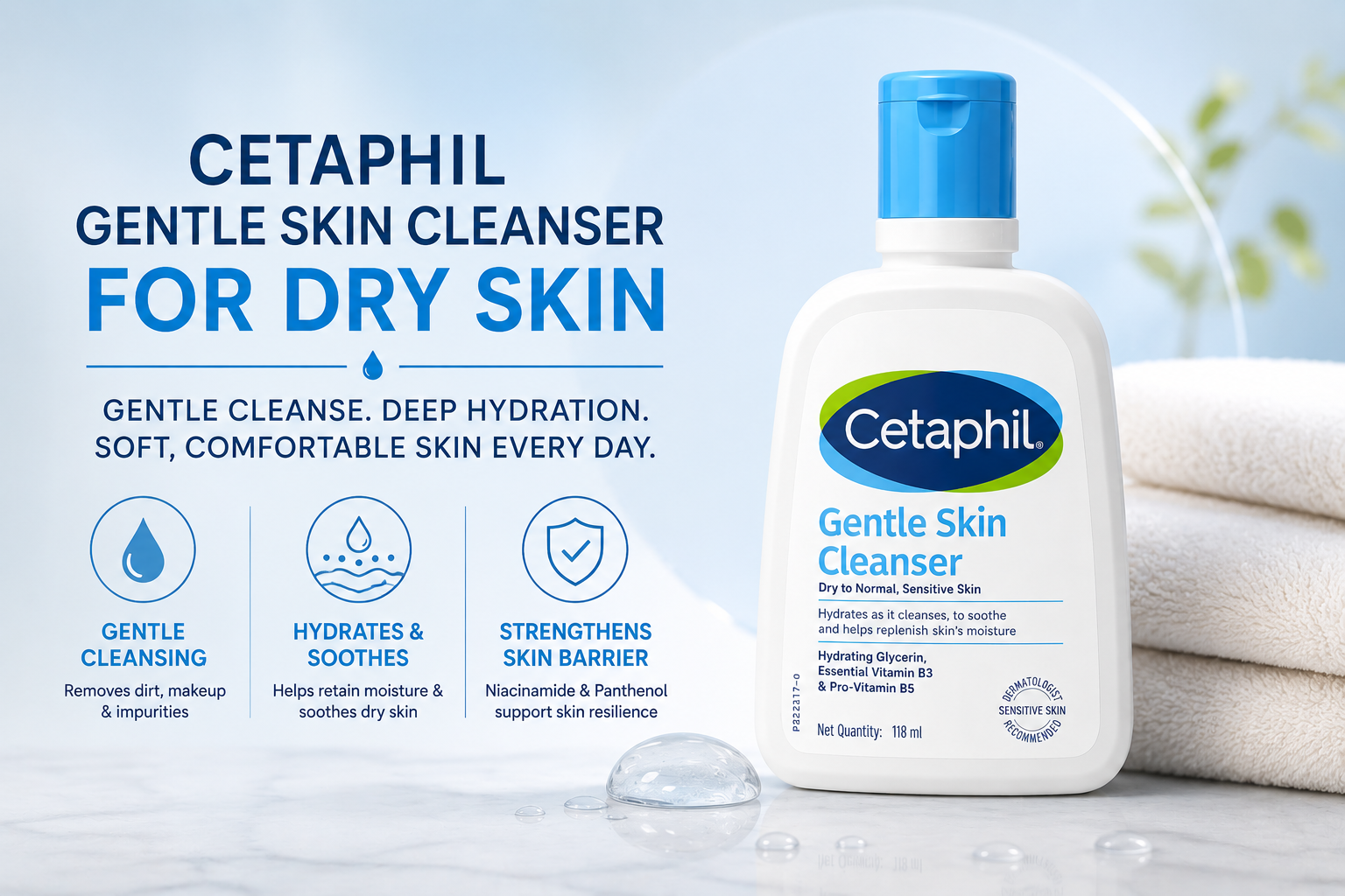 Is Cetaphil Gentle Skin Cleanser Good for Dry Skin? Full Review