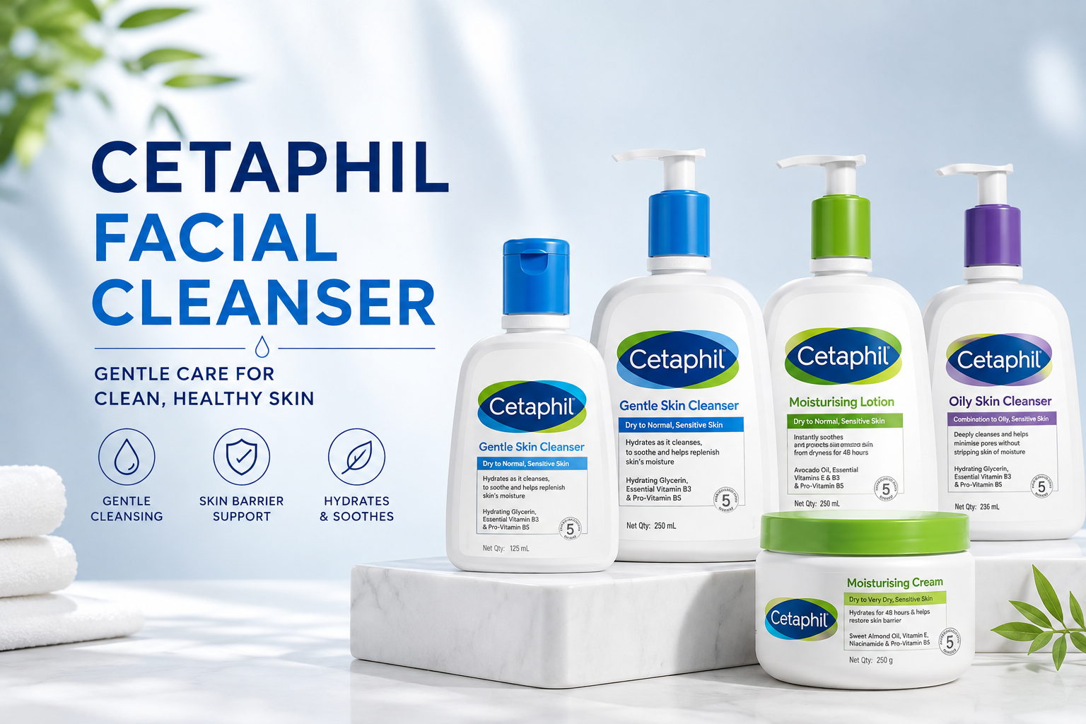 cetaphil facial cleanser normal to dry