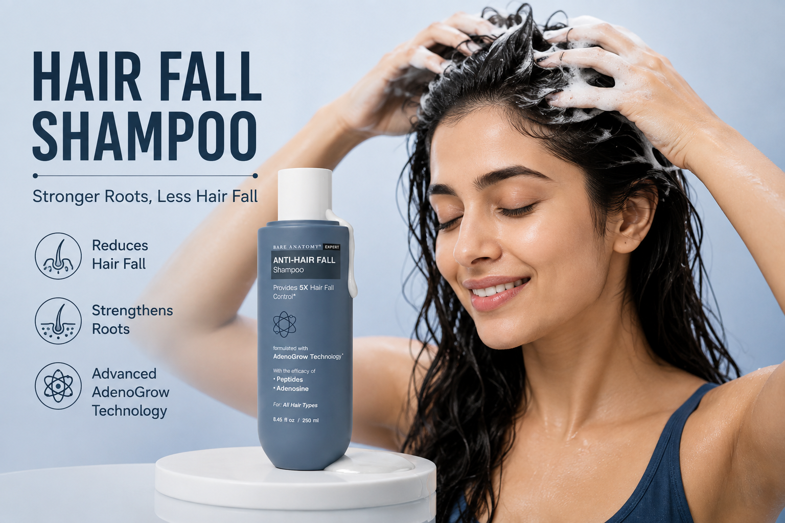 bare anatomy anti hair fall shampoo