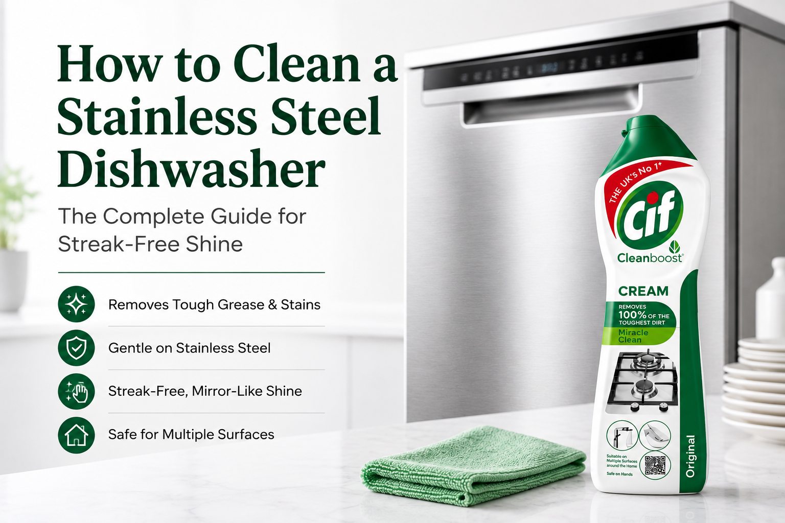 stainless steel dishwasher cleaner