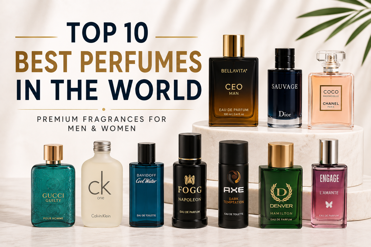 Top 10 Best Perfumes in the World: Luxury Fragrances Worth Buying