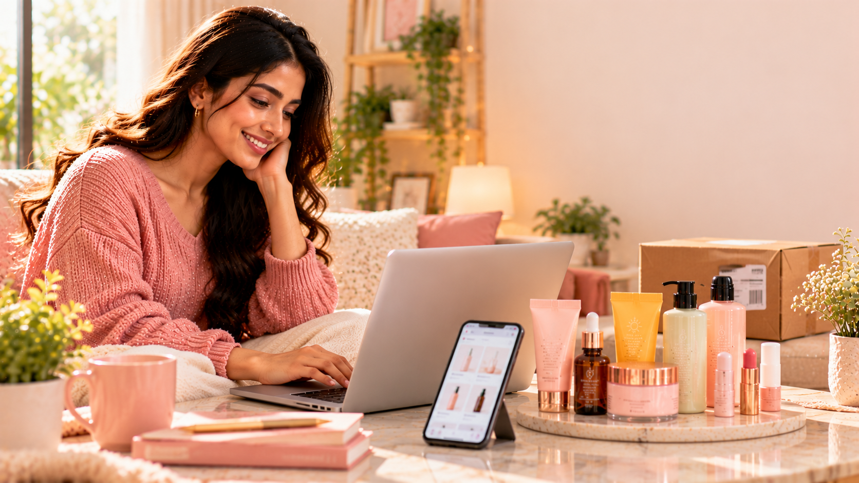 Repeat customers shopping for beauty and personal care products online at MYKSHI