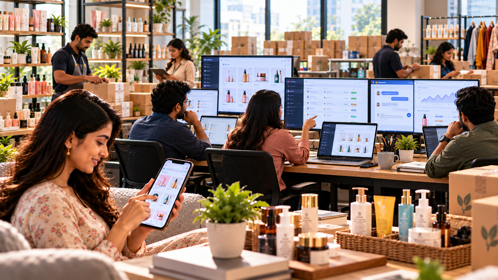 MYKSHI custom e-commerce platform built for scalable online shopping