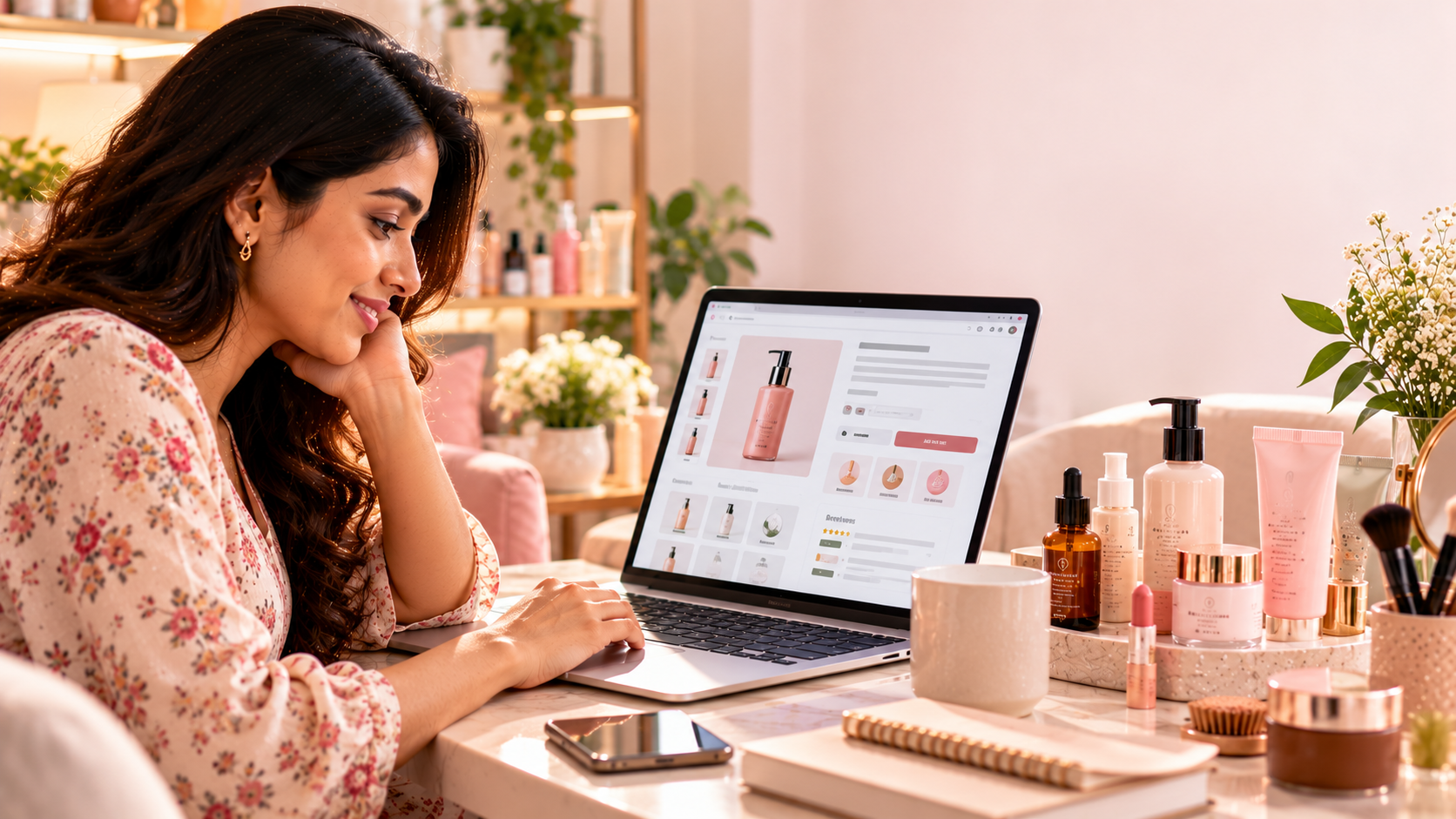 Mykshi product pages helping customers compare beauty and personal care products online