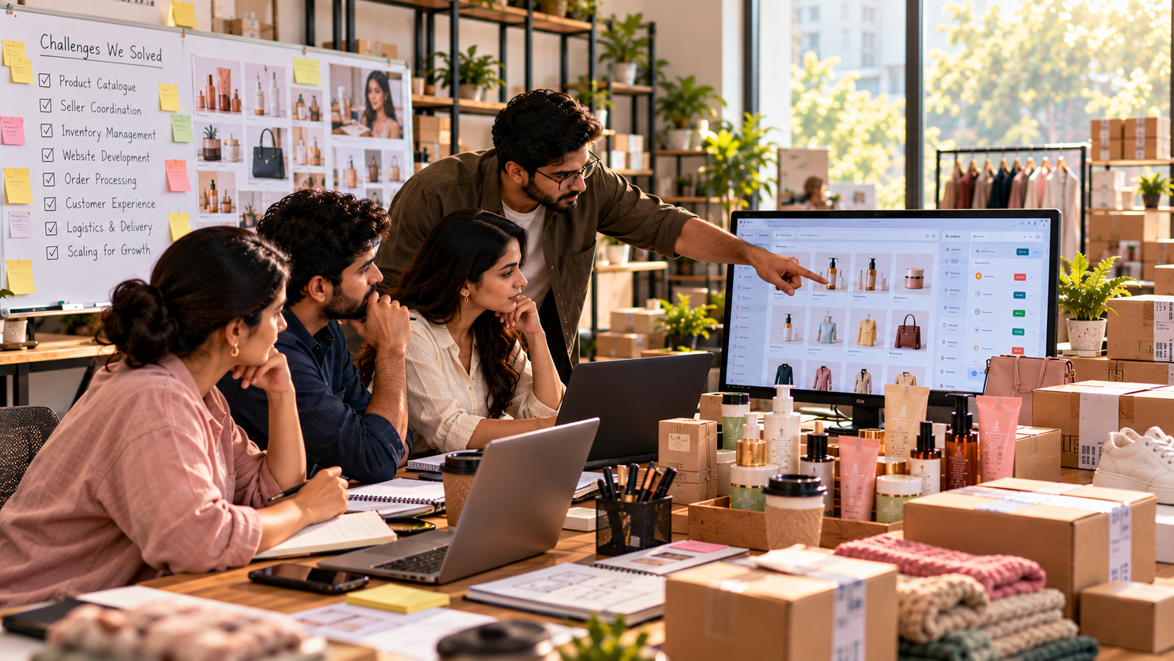 Challenges and problems involved in building MYKSHI e-commerce platform